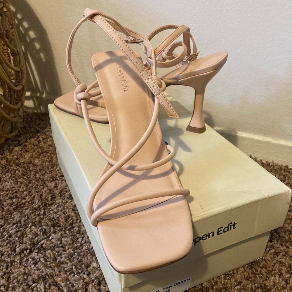 Open Edit Strappy Sandal - Size 8.5